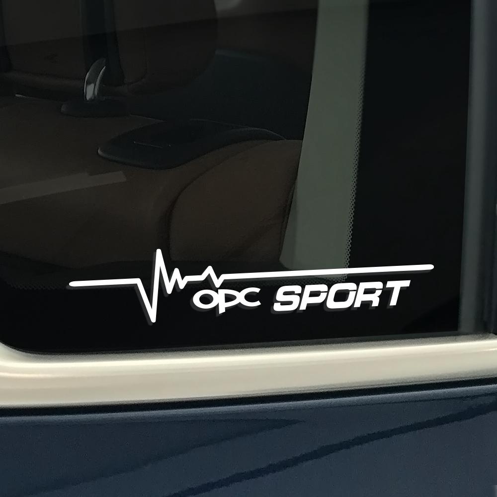 For Opel Astra Opc Insignia Corsa Vectra Zafira Grandland Meriva Car Side Window Lightning Stickers Auto Exterior Decor Decals