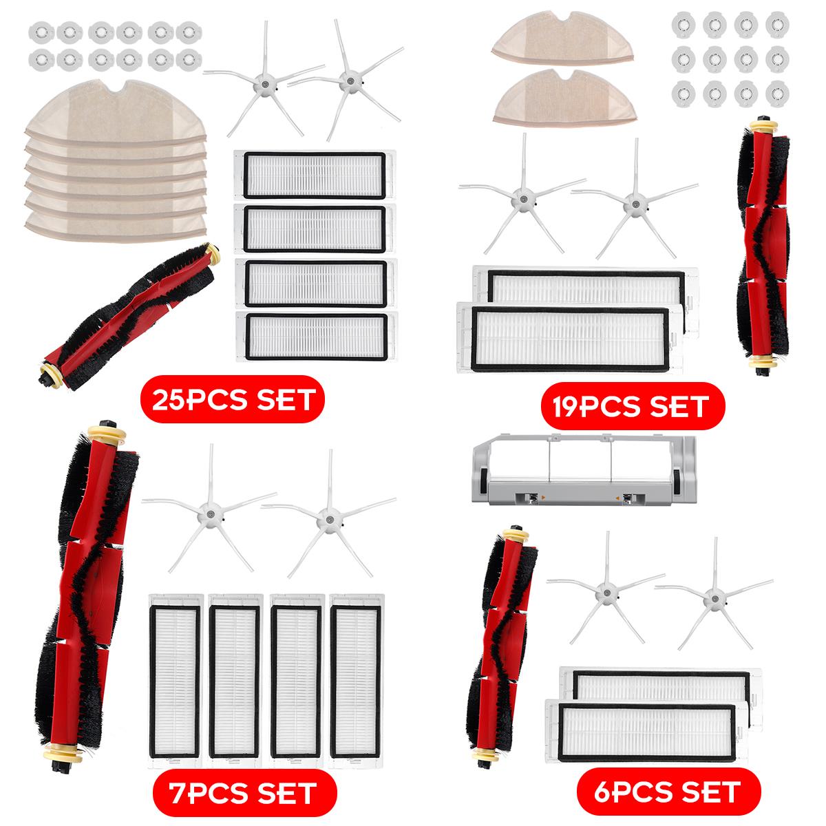 

Пылесос со съемной роликовой щеткой, комплект фильтров для Xiaomi S6 S60 S65 S5 MAX T6, аксессуары для пылесоса
