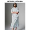 UR 2025 Summer Hooded Shawl Two-Piece Dress