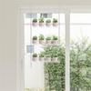 M-Modern-3-Tier Window Plant Shelves 16 Inch, Acrylic Adjustable Hanging Floating Shelf, Window Sill Extender For Indoor Plants