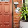 2D Flat Faith Aluminium Sign - Navidad Figurine Ornaments with Wreath Pattern - Ideal for Front Door, Wall, Porch, Fence Decor - Ideal Gift for