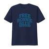 Free Bonnie Blue Funny Idea T Shirt Casual Crew Neck Slight Stretch Fabric Regular Fit Print Pattern All Season Vintage Washed
