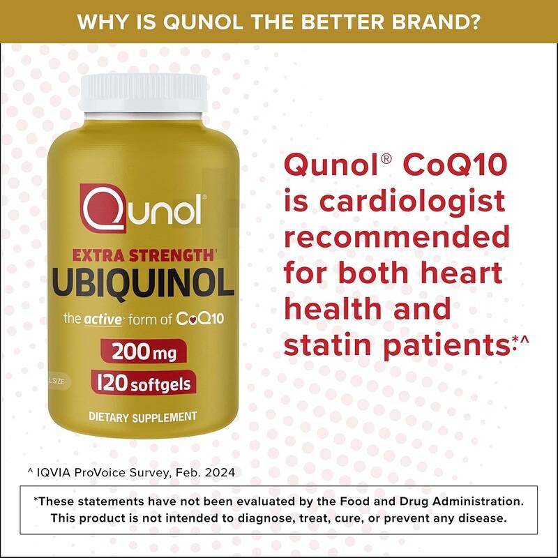 Ubiquinol, 200 mg, 120 Softgels