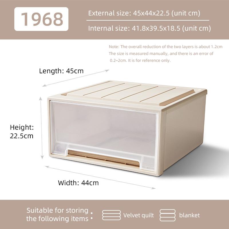Kunststoff Schrankorganizer und Aufbewahrung Haushalts Schubladen Aufbewahrungsboxen mit Deckel Schreibtisch Aufbewahrungsbox Für Kleidung, Unterwäsche, Socken