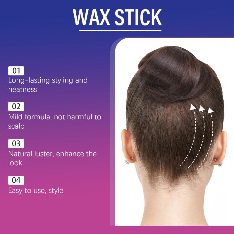 

Eelhoe Hair Wax Stick Strong Fixed Long Lasting Anti-Frizz Smooth Finishing Broken Hair Nourishing Professional Styling Wax one size