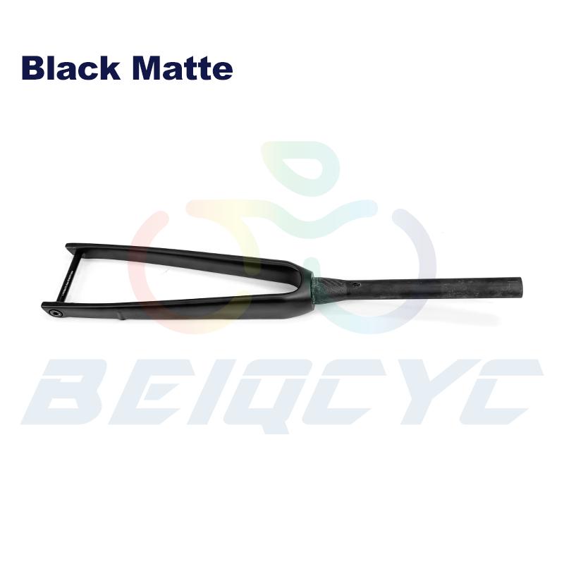 Carbon Internal Cables Fiber Road Front Fork Thru Axle Disc Brake Racing Road Fork 700*32C Tapered Tube Cyclocross Rigid Fork