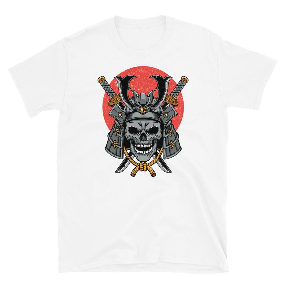 Japan Bushido Skull Samurai The Way of the Warrior Short-Sleeve Unisex T-Shirt S разноцветный