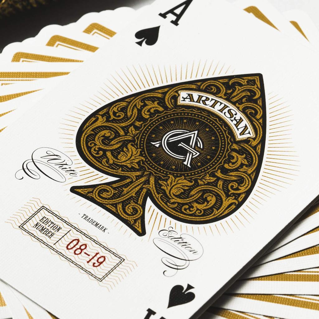 theory11 Artisan Playing Cards (Artisan) (White)