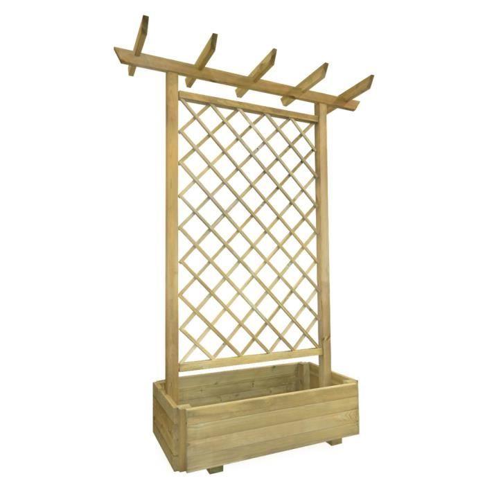 VidaXL Pergola Planter 162 X 56 X 204 Cm Wood