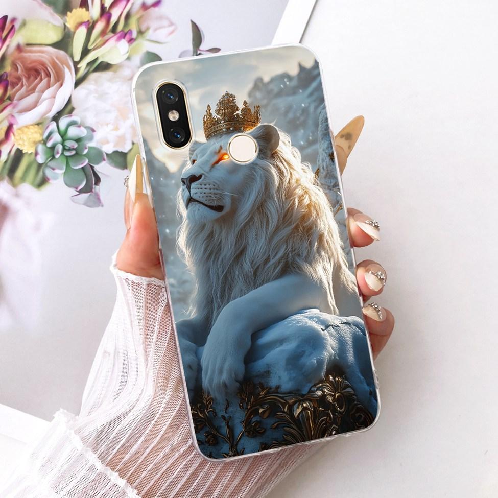 Transparent For Xiaomi Mi 8 Case Cover Luxury Fashion Butterfly Funny Cute Painted Casing M1803E1A