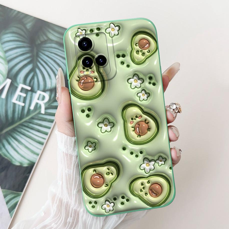For Vivo Y33s Case V2109 Shockproof Cover Cute Dinosaur Panda Fundas Cases For Vivo Y21 2021 Y21A Y21S Y21T Y33T VivoY33s Bumper