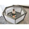 Explore Park - DREAMBABY - 6 Sides with Fabric Base and Padded Frame - Ø 1.40 M - H 70 Cm - Taupe
