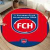 1. FC Heidenheim runder Teppich, Teppich für Wohnzimmer, Schlafzimmer, Sofa, Spielzimmer Dekor, rutschfeste Fußmatte