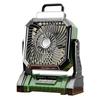 9000mAh Battery Operated Fan Portable Rechargeable Desk Camping Fan with LED Light and Hook Outdoor Fan for Tent Car Trip