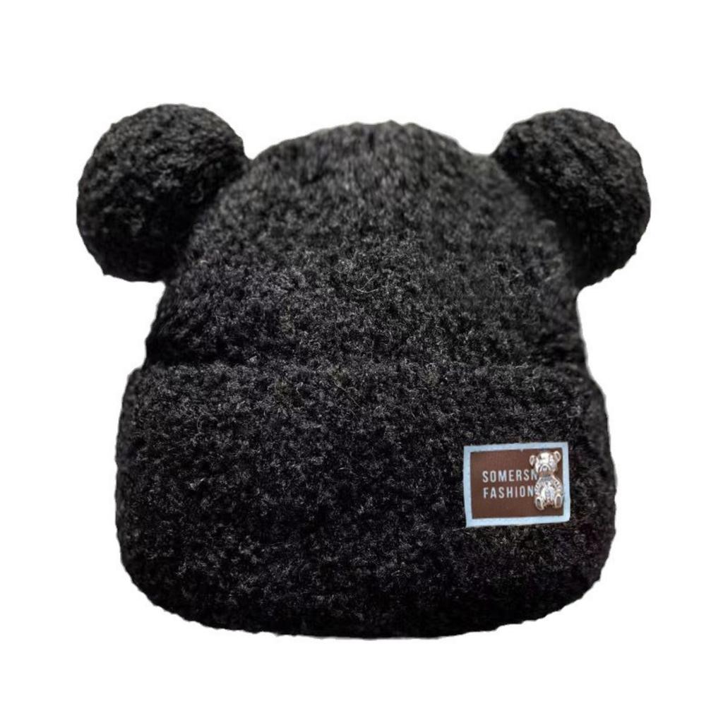 Knitted Hat, Woolen Hat, Plush Hat, Thick Hat, Warm Hat, Cotton Hat, Ear Protection Hat, Cold Hat