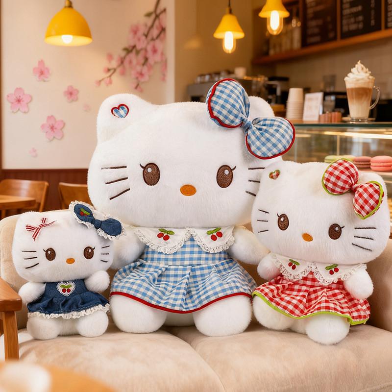 Strawberry Kt Cat Plush Toy Cute Doll For Kids And Collectors