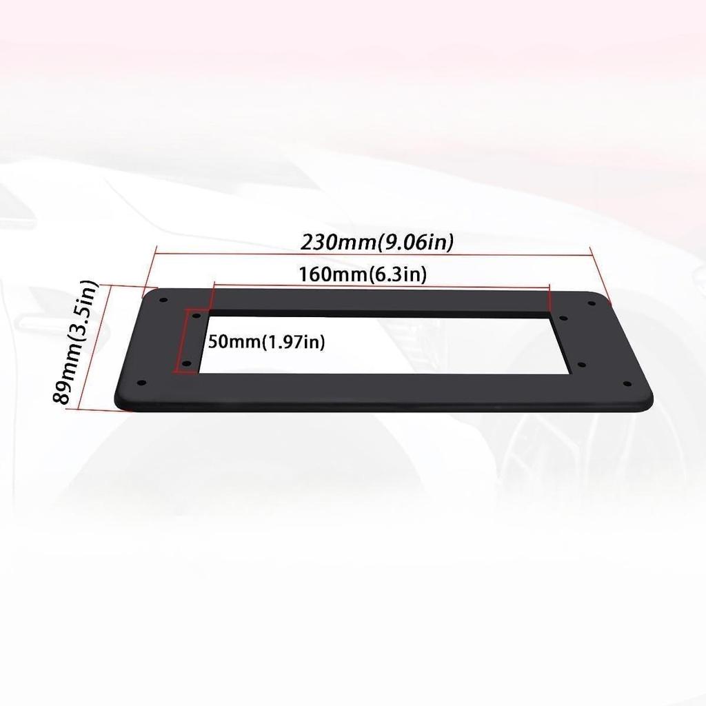 Marine Stereo System Adapter Plate Replacement Wear Resistant Mounting Plate Parts for Fusion Ms-ra70 Ms-ra70N Ms-ra70nsx