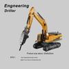 1:55 11 Styles Scale High Simulation Alloy Toys Diecast Loader Bulldozer Excavator Engineering Truck Construction Boys Gifts