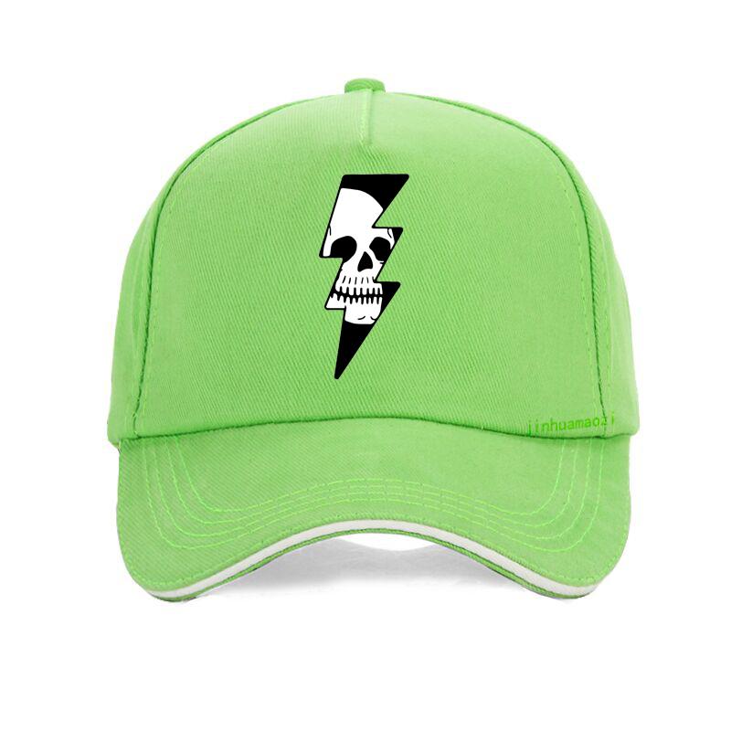 Thunder Skull Badge Lightning Skull Baseball Cap Fashion Casual Unisex Snapback Hats Summer Adjustable Dad Hat