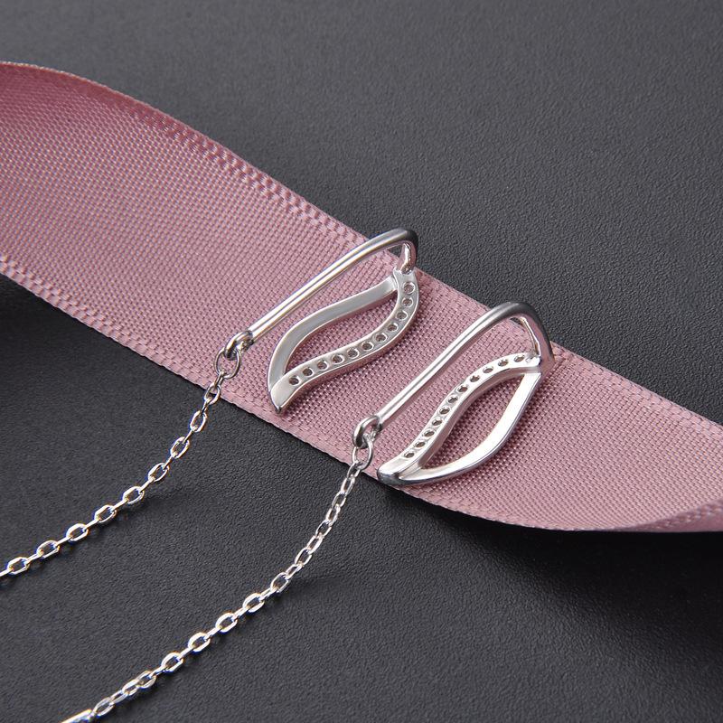 Lindon 925 sterling silver örhängen Drop örhängen för kvinnor Bröllopsfest presenter