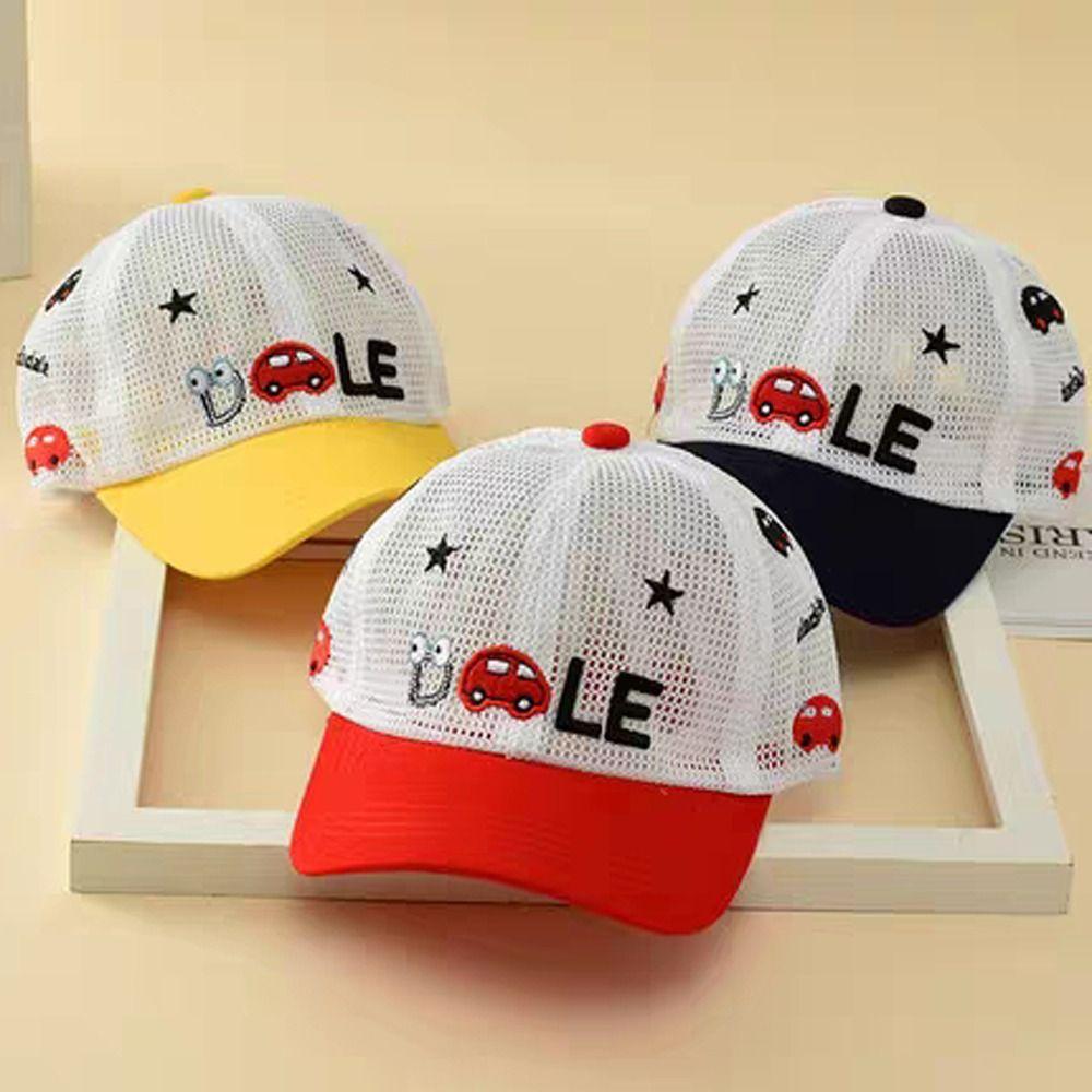 

Eye Casual UV Protection Mesh Baseball Cap Children Sun Visor Hat Kids Peaked Hat Korean Style Cap
