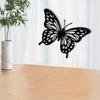 1pc Vintage Butterfly Iron Wall Art, Garden Fence Statue Mural, Spring Festival Decor, Weather Resistant Gift for Butterfly Lovers