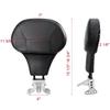 Pack of 1 Adjustable Motorcycle Driver and Backrest with Enhances Lumbar Support for Long Ride Comforts Including Mounting Hardware and Durable