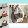 Fashionable Vintage Checkered Big Tote Bag For Women Versatile Casual Crossbody