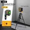 Compact Green Laser Level - 2-Line Auto-Leveling, Portable Fine Line Projector