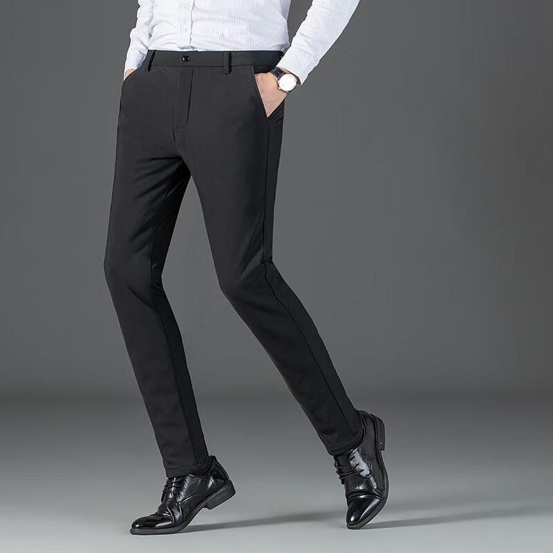 Yiliteng Men's 2024 Winter Goose Down Padded Pants