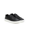 Men's Calvin Klein Low Top Lace Up Unlined Lth Sneakers Hm0hm01885 Black