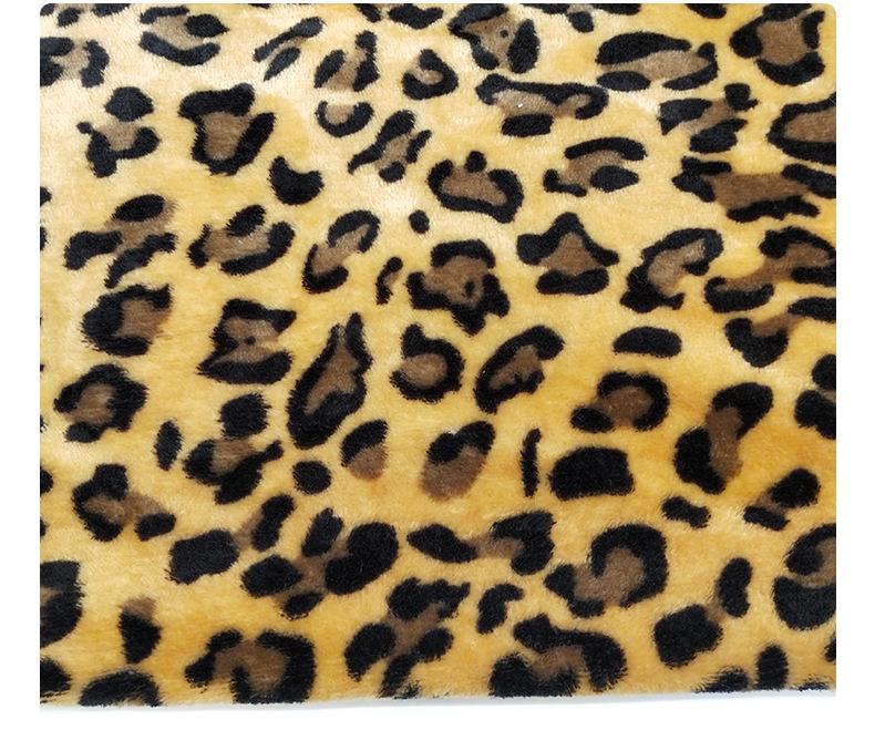 

Двустороннее фланелевое одеяло с леопардовым принтом, ткань для пижам