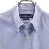 RALPH LAUREN Long sleeve Button down shirt Navy system Women Used
