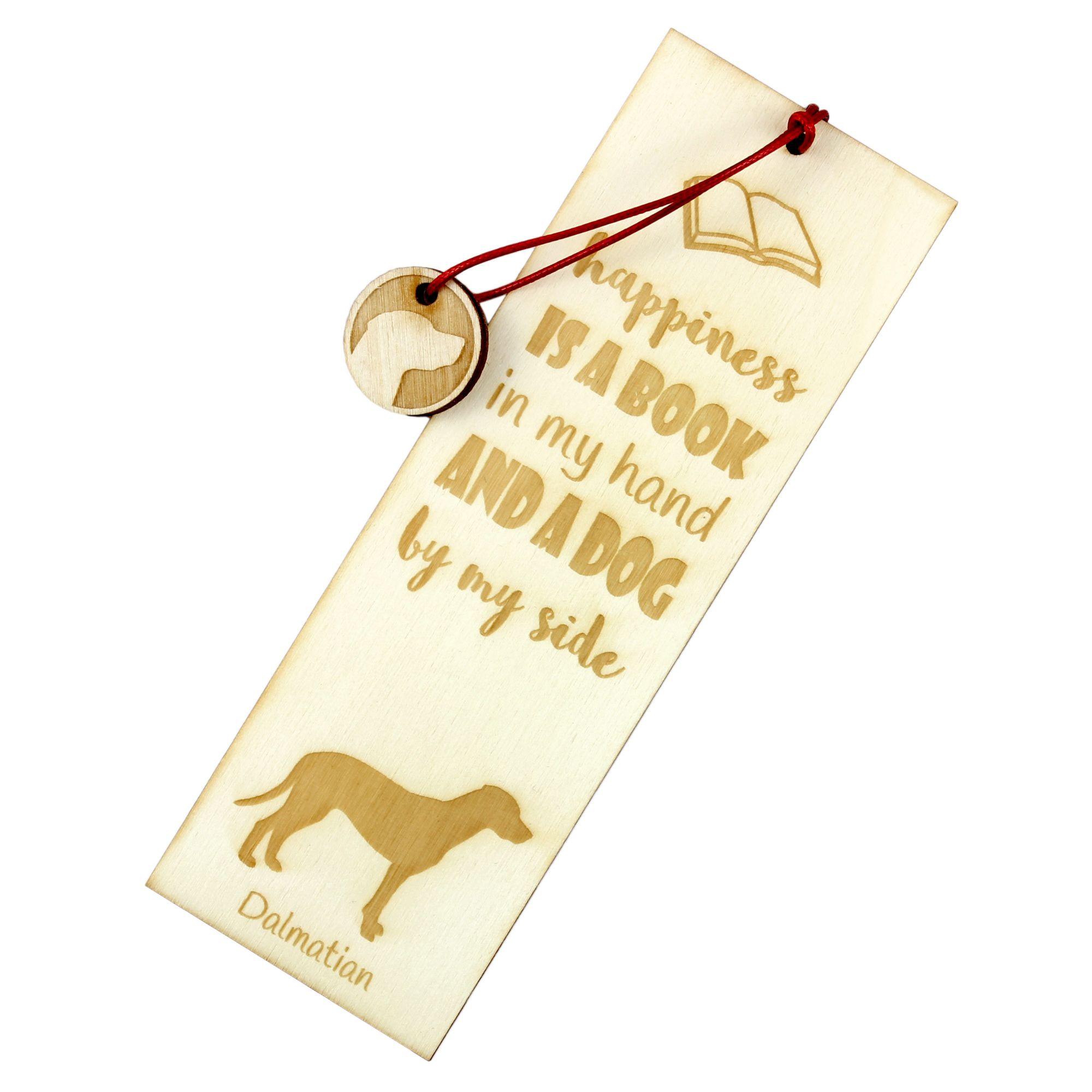 

Dalmatian, Carriage Dog, Spotted Coach Dog - dog bookmark, personalized bookmark, dog gadget for Art-Dog brand readers