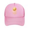 Luxury Golden Basketball Emblem Artw  Mesh Baseball Cap Hip Hop