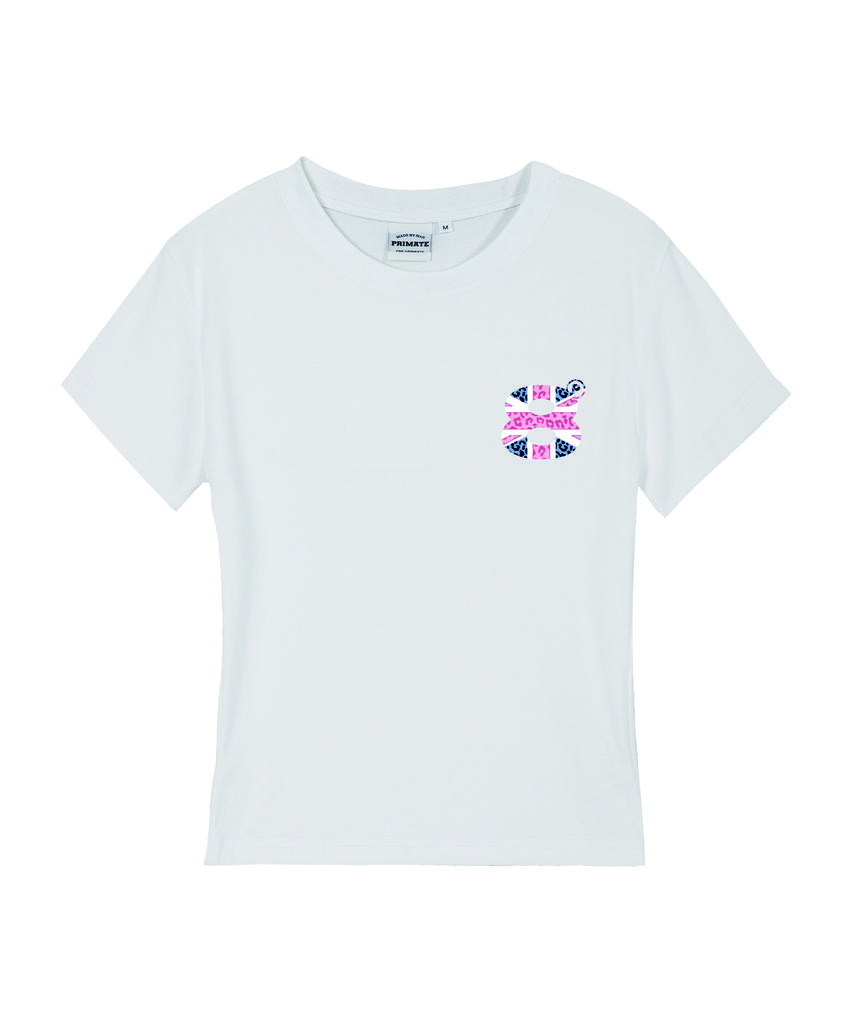 PRIMATE Uk Leopard Ball Women'S Slim Fit Short Sleeve T-Shirt 3 Colors
