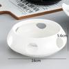 Ceramic Dinner Plate Heating Base Serving Plate Western Plates Candle Insulation Tableware Dry Pot Plates Candle Heater Bowl