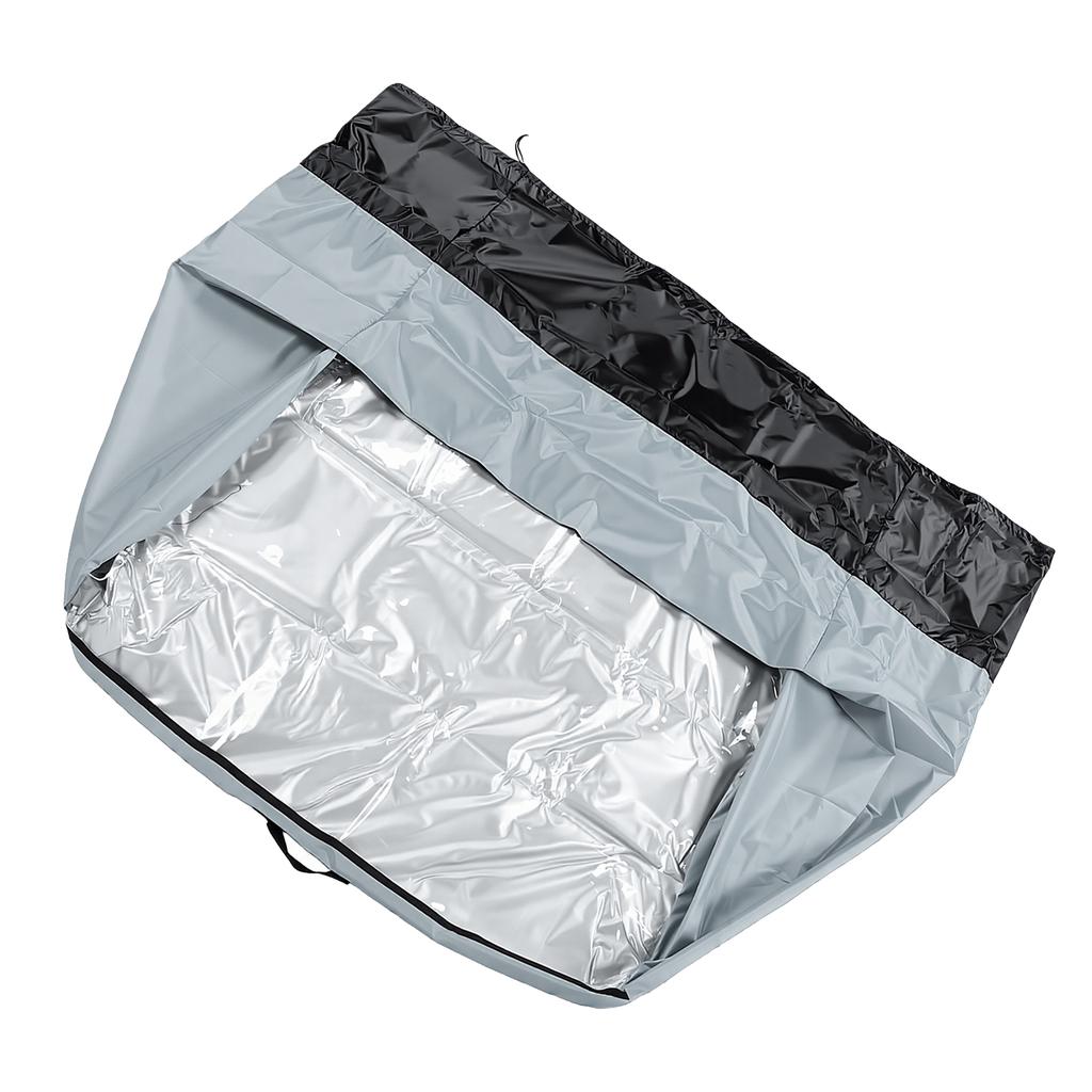 Refrigerant Recovery Machine Cover Fit for Robinair AC Machine 420D Silver Coated Windproof Protective Cover with