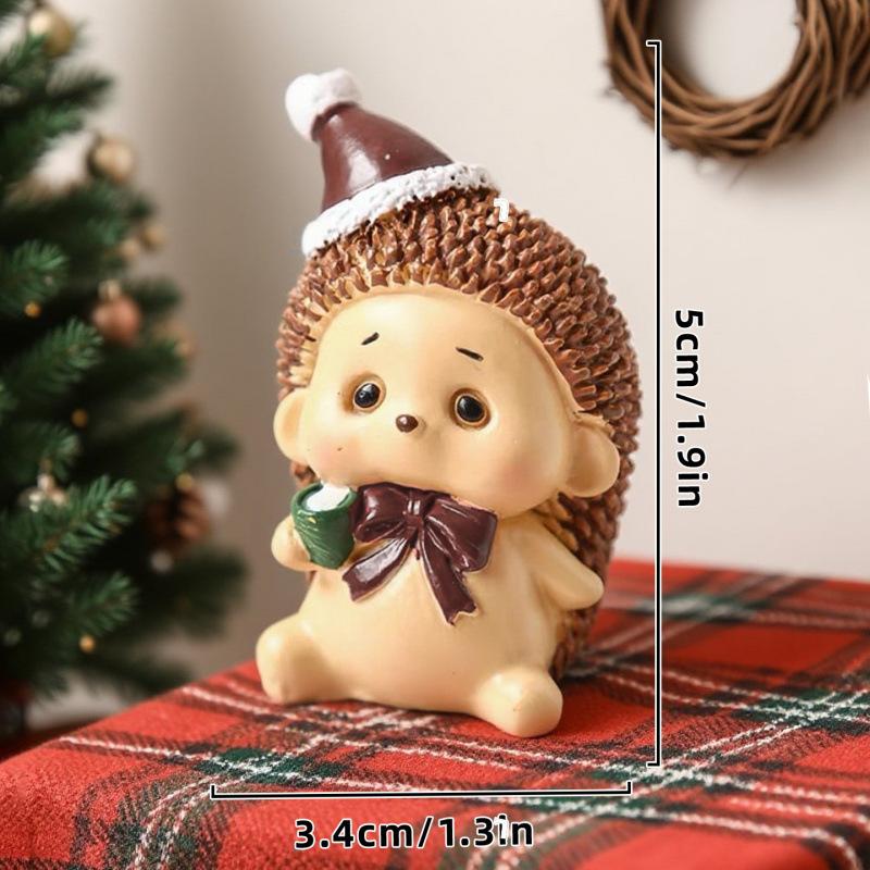 Christmas Small Ornaments Micro Landscape Cute Cartoon Santa Claus Christmas Tree Animal Decoration Ornaments Christmas Gifts