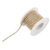 1pcs SS12 Rhinestone Chain Roll 10 Yards Close Cup Chain Trim Crystal Rhinestone Chain  Sewing