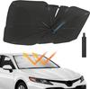 JOYTUTUS Car Sunshade with Curved Umbrella Windshield Sunshade for Dashcam Light Car Size 4405 360° Pattern, N-Van, Spacia, Taft, Every, Compatible,