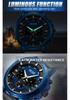 MEGIR Fashion Military Sport Watches for Men Waterproof Quartz Wristwatch Chronograph Luminous Calendar Clock 24-hour 2080