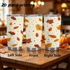 Car Tumbler 591ml Autumn maple leaf elements Straw Cup Metal Drink Mug Leakproof Tumbler Stainless Steel Tumbler Coffee Tumbler