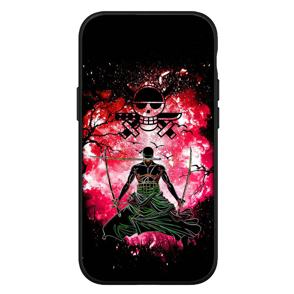 Cover for iPhone 16 15 Xiaomi Redmi Note 14 13 12 11 Pro Max X 16e Samsung Galaxy S25 S24 S23 Moto OPPO Huawei Luffy One Piece Roronoa Zoro Phone Case