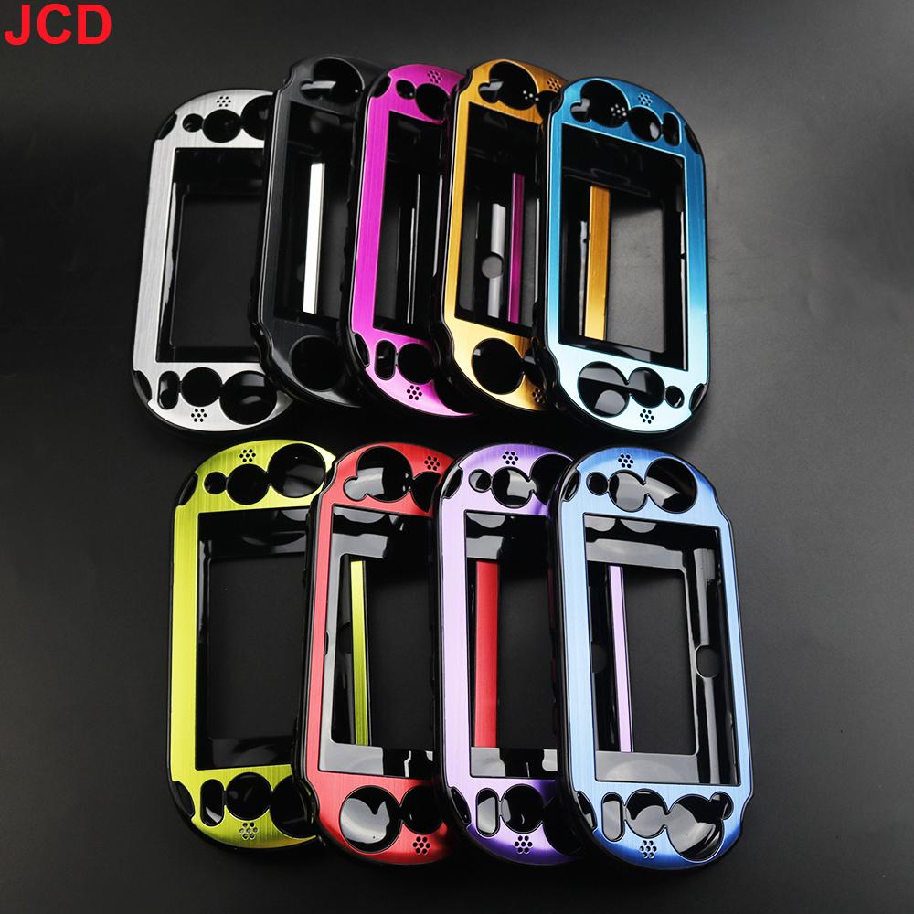 JCD 1 Sztuka Aluminiowa Metalowa Twarda Osłona Etui Skóra Powłoka Ochronna Dla Kontrolera PSV 2000 PS Vita 2000 PSV PCH-20 Akcesoria