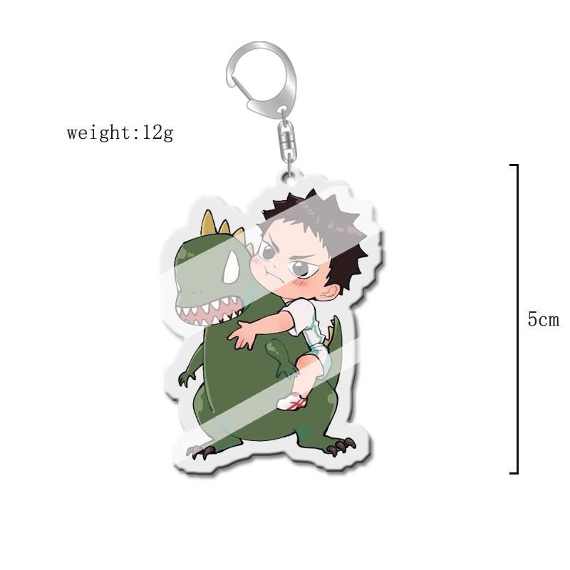 Haikyuu!! Anime Acrylic Keychain Charm - Creative Campus Ornament Gift