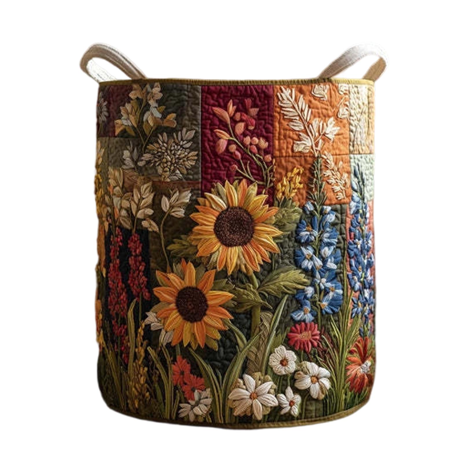 Round Laundry Basket, Home Storage Basket, Dirty Clothes Basket, Storage Basket, Fabric Storage Basket, Large Capacity Storage. One Size