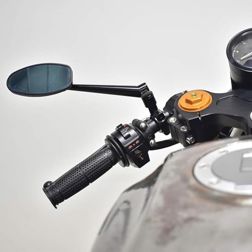 Motorcycle Mirror Mount Motorcycle Handlebar 22mm Universal Mirror Holder Mount Holder Adapter Clamp No Drilling Required Easy Installation For M