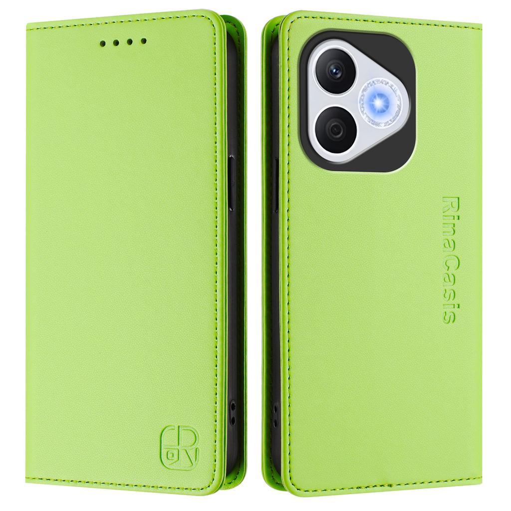 For Honor 400 Lite Leather Case RINACASIS RC01 Phone Cover with RFID Blocking Wallet Stand