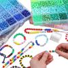 2400Pcs/box Acrylic Beads For DIY Bracelet Necklace Jewelry Making Accessories
